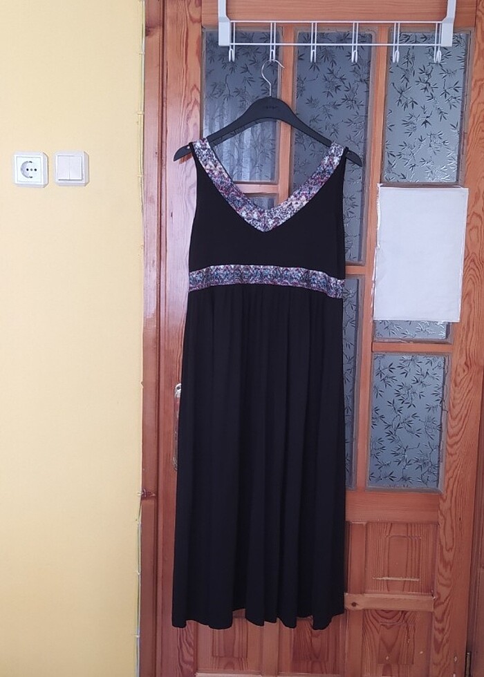 Yazlık elbise siyah - Görsel 4