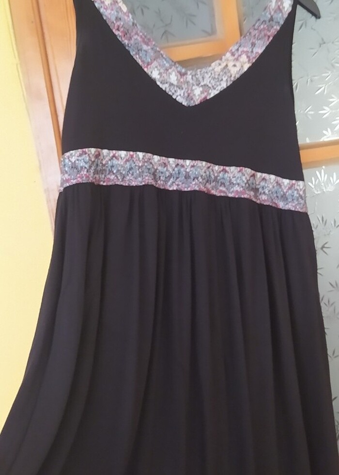 Yazlık elbise siyah - Görsel 5