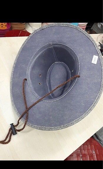  Beden gri Renk Unisex Hasır Fötr Şapka
