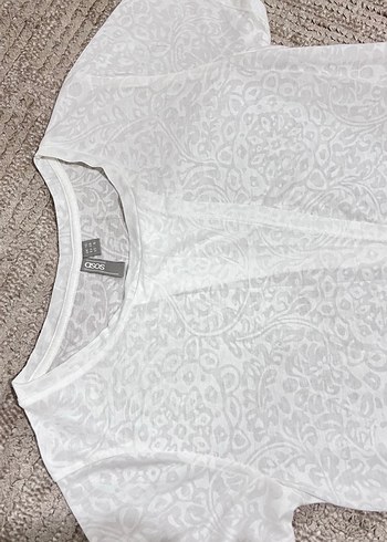 Uzun Beyaz ev giyiö Kadın Elbise - Görsel 2