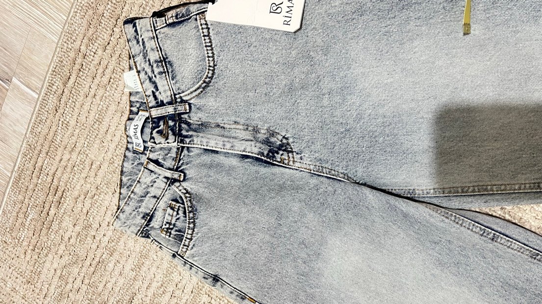 Kadın wide leg Jean - Görsel 3