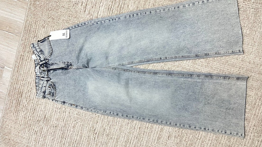 Kadın wide leg Jean - Görsel 2