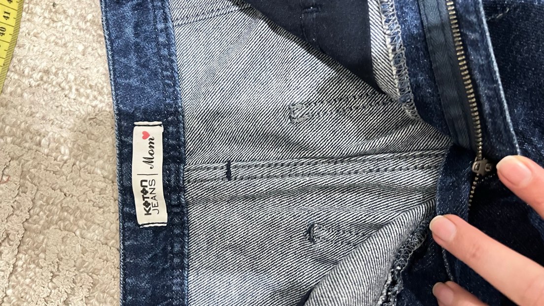 Kadın mom jean - Görsel 5