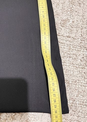 Düz Siyah Kadın Kumaş Pantolon - Görsel 7