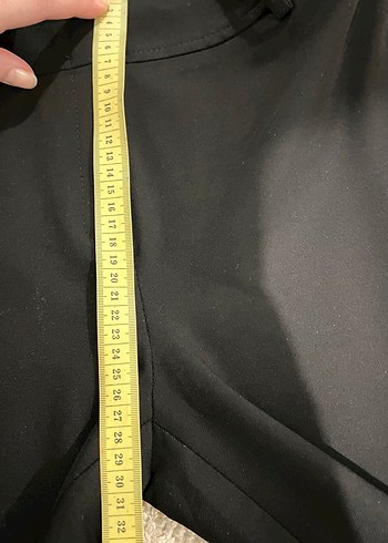 Düz Siyah Kadın Kumaş Pantolon - Görsel 5