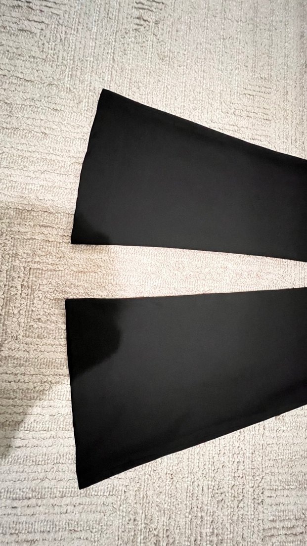 Düz Siyah Kadın Kumaş Pantolon - Görsel 3