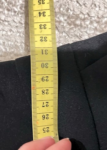 Kadın Siyah Midi Kumaş Pantolon - Görsel 4