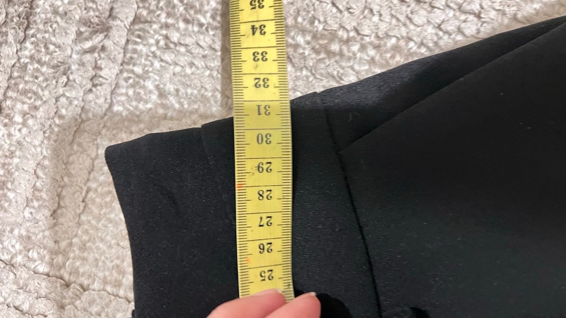 Kadın Siyah Midi Kumaş Pantolon - Görsel 4