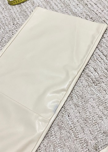 Deri pantolon bol paça - Görsel 5