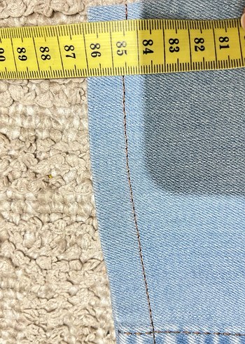 Kadın Açık Mavi Midi Denim Jean Pantolon - Görsel 5