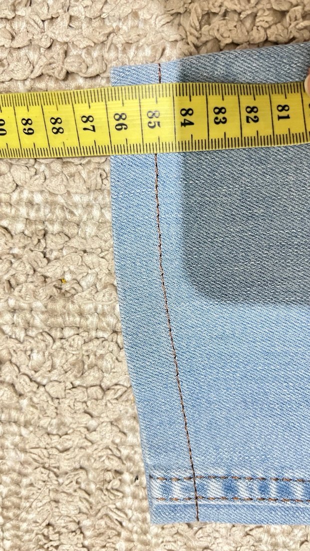 Kadın Açık Mavi Midi Denim Jean Pantolon - Görsel 5