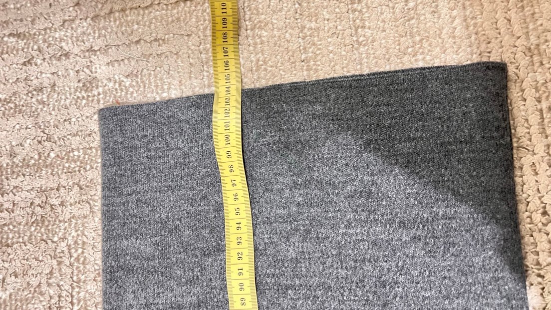 Kadın Gri triko Pantolon - Görsel 2