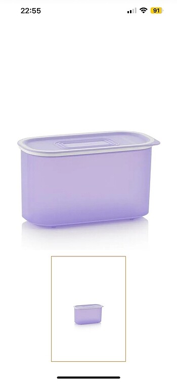 Tupperware erzak saklama kabı