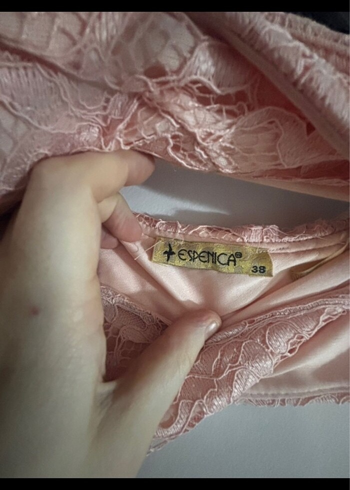 Pembe abiye - Görsel 5