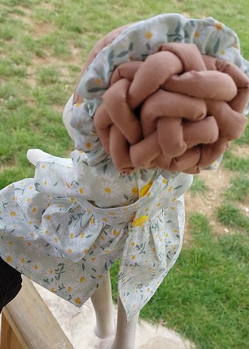 Gri Pastel Tonlarda Bez Bebek . küçük cantasi ve 1 yedek kıyafet - Görsel 13