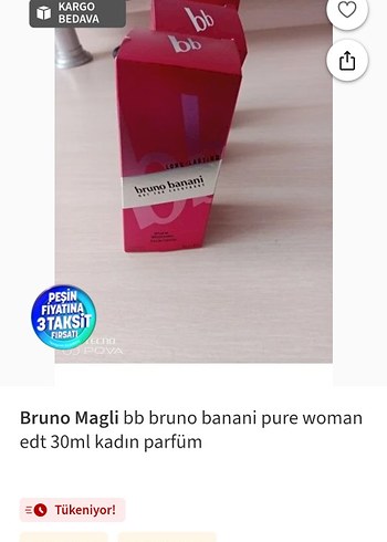 Kadın Parfümü Kırmızı Şişede bb - Görsel 5