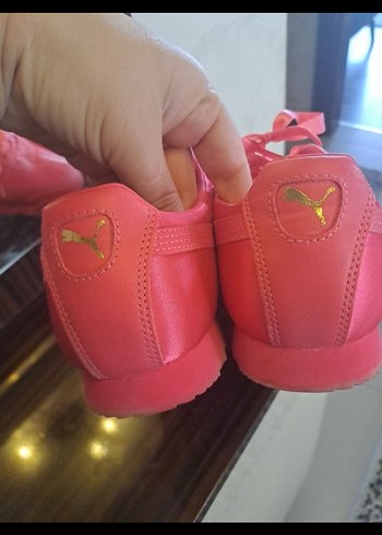 Puma Pembe Bağcıklı Kadın Spor Ayakkabı - Görsel 4