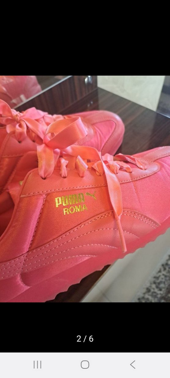 Puma Pembe Bağcıklı Kadın Spor Ayakkabı - Görsel 5