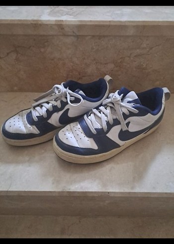 Nike Mavi Beyaz Bağcıklı Kadın Spor Ayakkabı - Görsel 2