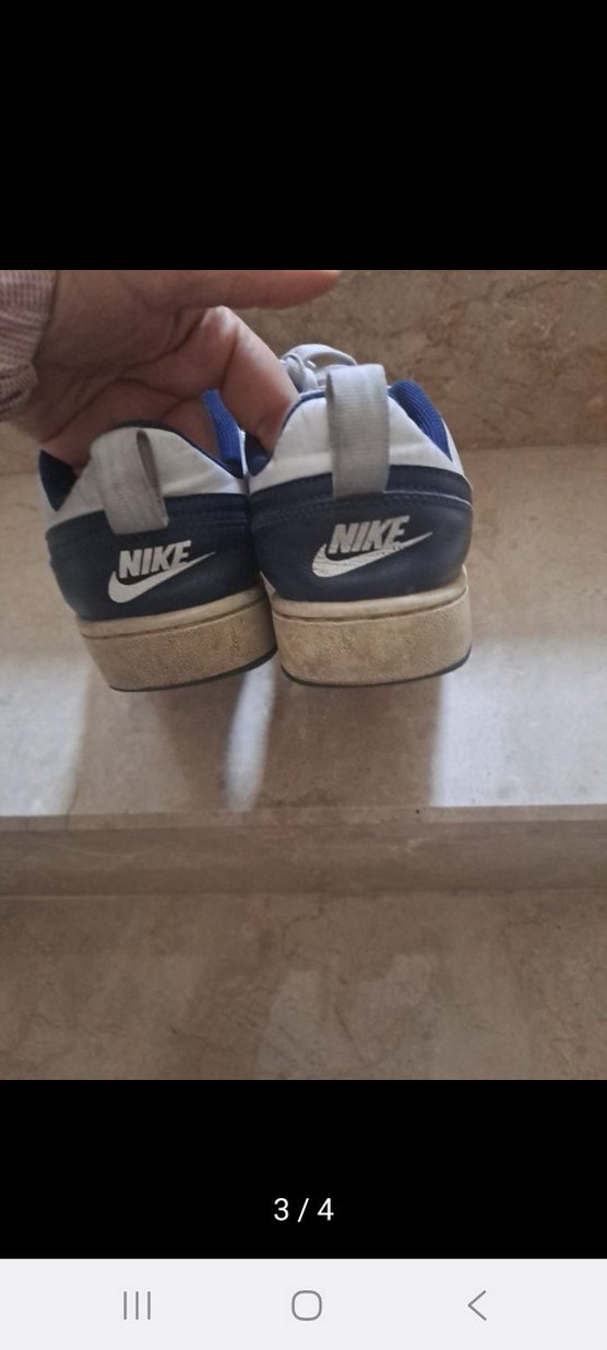 Nike Mavi Beyaz Bağcıklı Kadın Spor Ayakkabı - Görsel 3