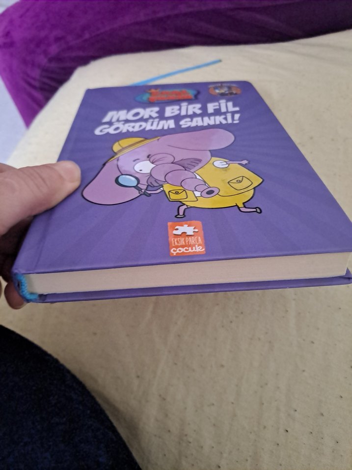 Mor Bir Fil Gördüm Sanki! - Çocuk Kitabı - Görsel 2
