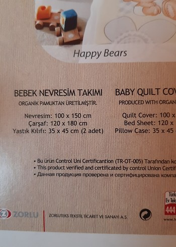 Bebek Nevresim takımı 3lü - Görsel 5