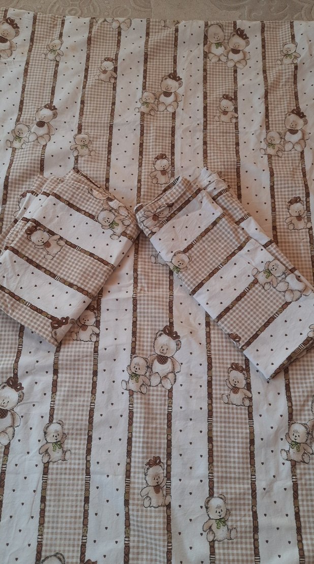 Nakışlı Bej Çocuk Uyku Seti 2li - Görsel 2