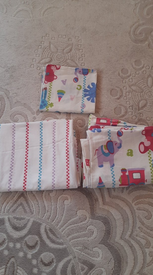 Çocuklar için Renkli Baskılı Uyku Seti 3'lü - Görsel 3