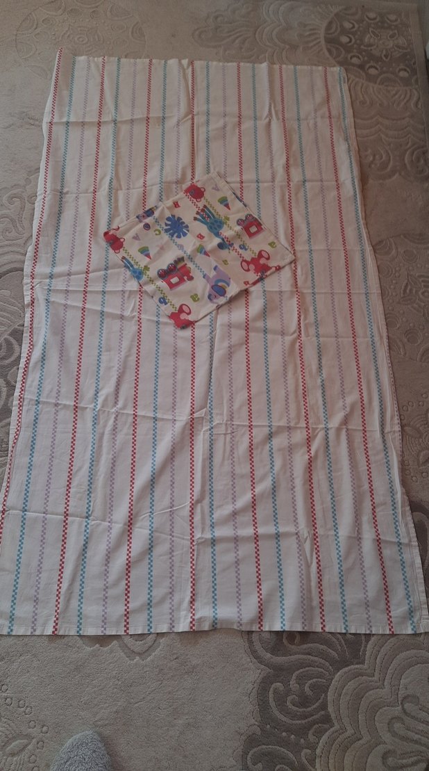 Çocuklar için Renkli Baskılı Uyku Seti 3'lü - Görsel 2