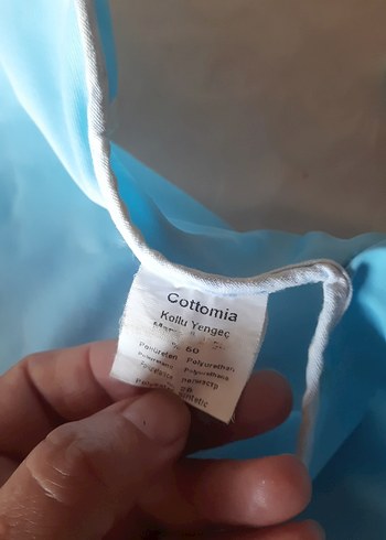 Nakışlı Renkli Mavi Bebek Önlüğü - Görsel 5