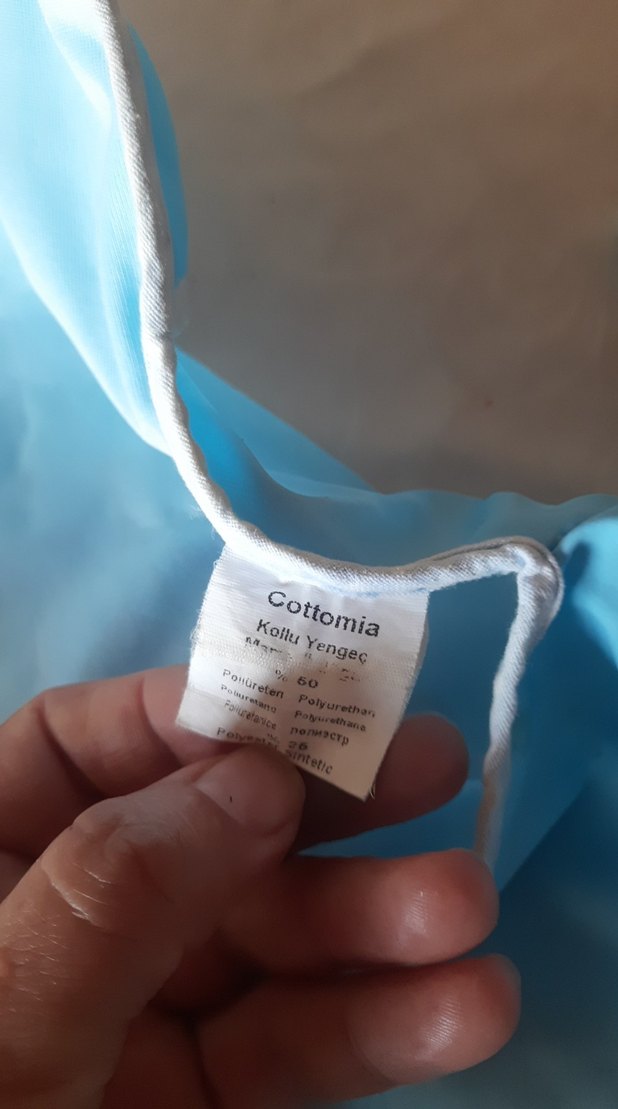 Nakışlı Renkli Mavi Bebek Önlüğü - Görsel 5