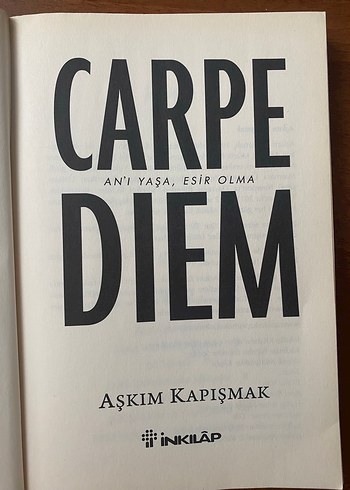 Carpe Diem - Aşkım Kapışmak - Görsel 3