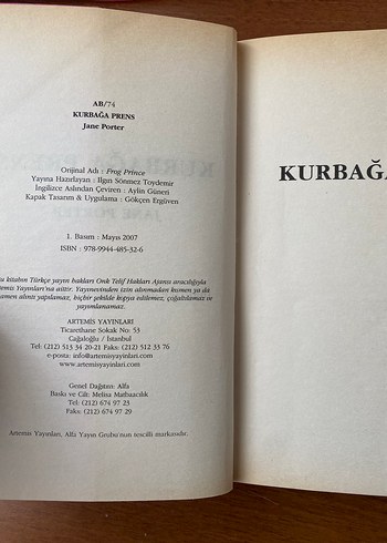 Kurbağa Prens - Jane Porter