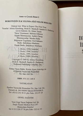 Bebeğinizin İlk Yılında Sizi Neler Bekler - Rehber Kitap