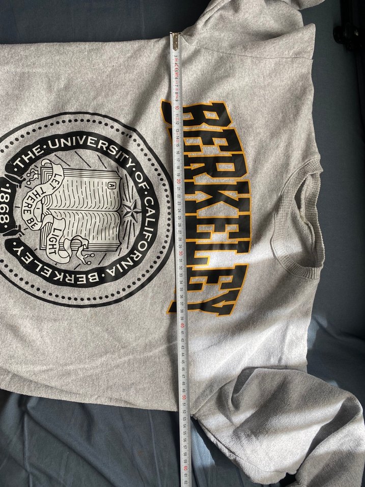 Gri  Baskılı Kadın Sweatshirt - Görsel 5