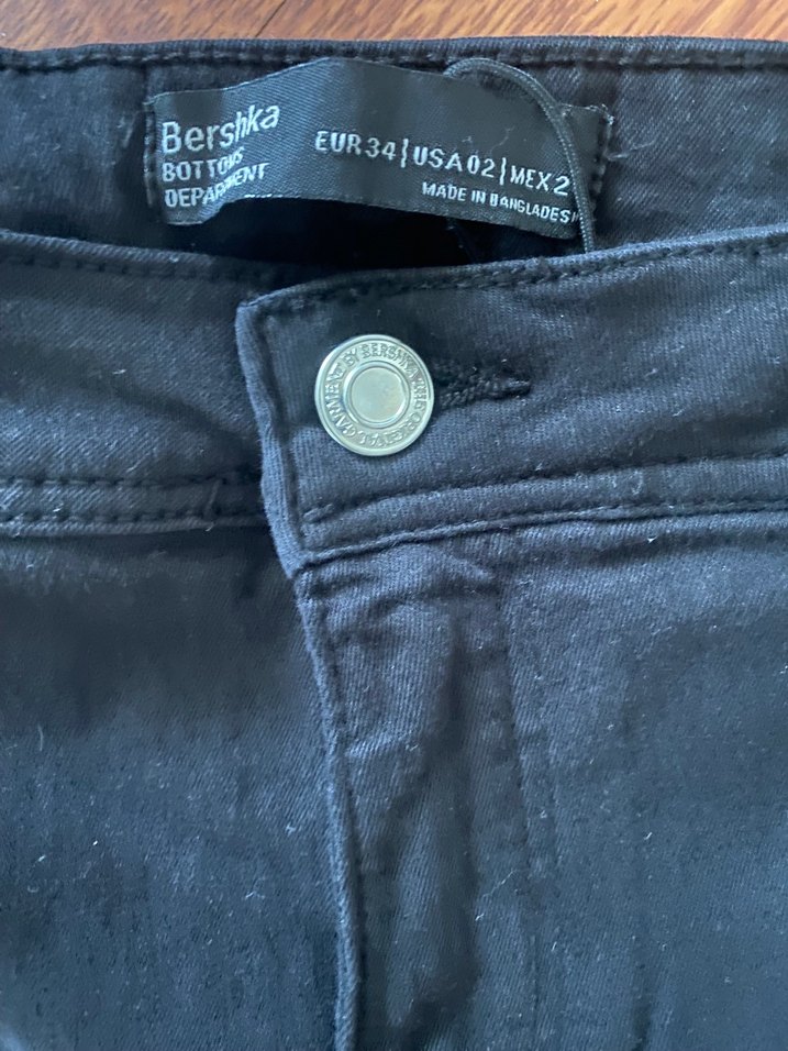 Bershka siyah kot 34 beden - Görsel 2