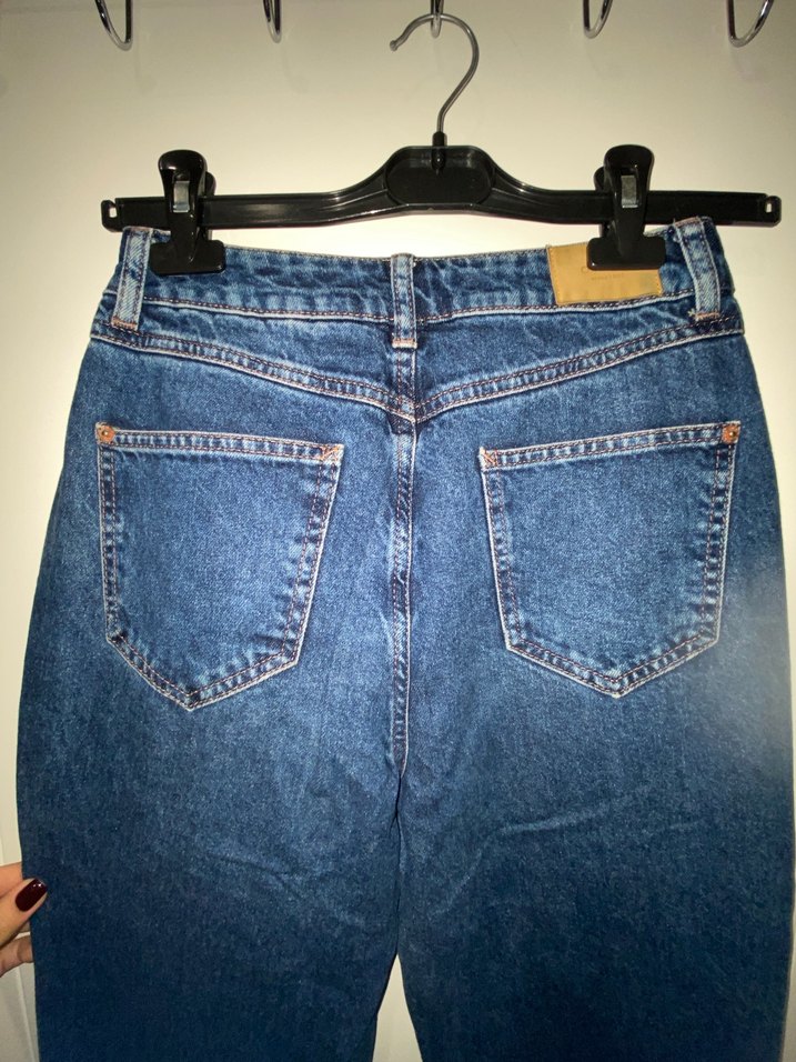 Yüksek Bel Bootcut Oxxo Bella Model Kot Pantolon Jean - Görsel 2