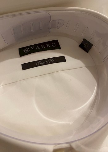 Vakko Beyaz Erkek Gömlek - Görsel 3