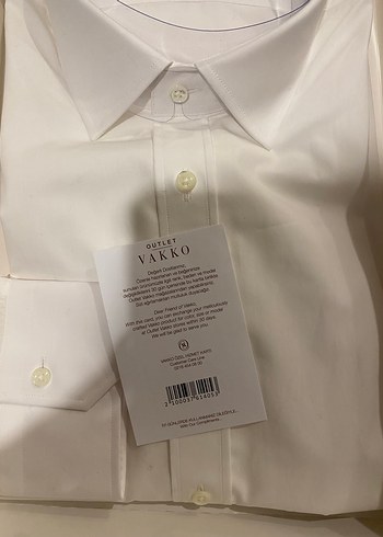 Vakko Beyaz Erkek Gömlek - Görsel 2