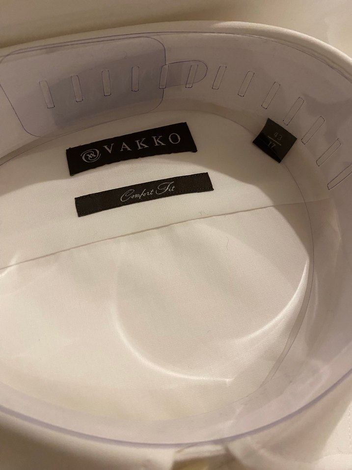 Vakko Beyaz Erkek Gömlek - Görsel 3