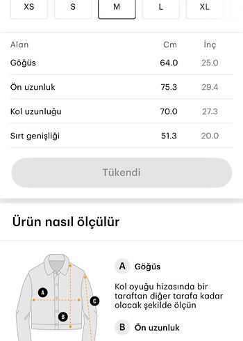 m Beden Pull&Bear Orjinal Şişme Mont