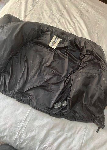 s Beden gri Renk Pull&Bear Orjinal Şişme Mont