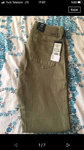 Mavi Erkek Jean Pantolon 30-34