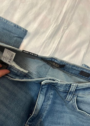 36 Beden Mavi Orjinal Jean Pantolon 36-32