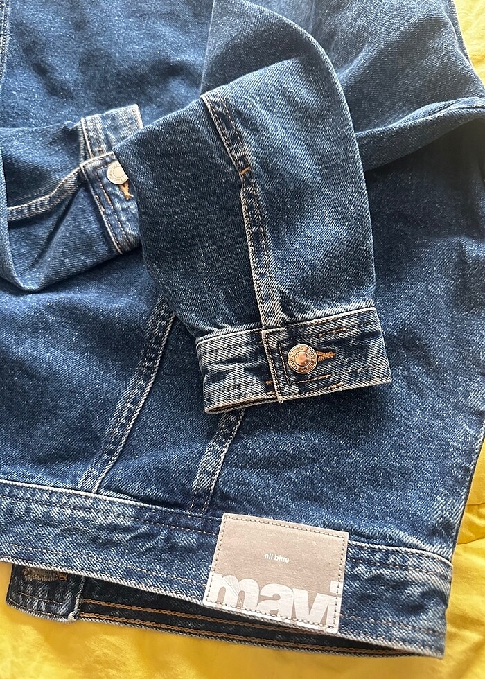 Kot ceket mavi - Görsel 3