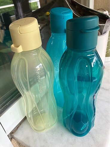  Beden mavi Renk Tupperware Eko suluklar 500ml