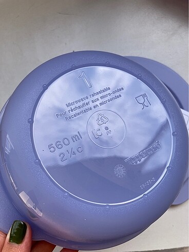 Beden Tupperware mikrodalga saklama taşıma kabı