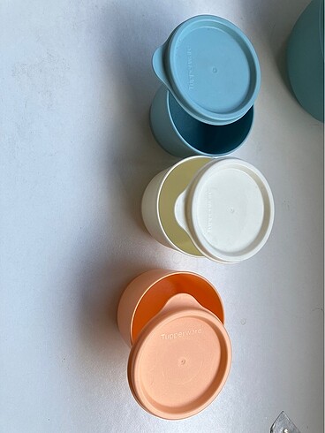  Beden Tupperware 3lü saklama kabı 110ml