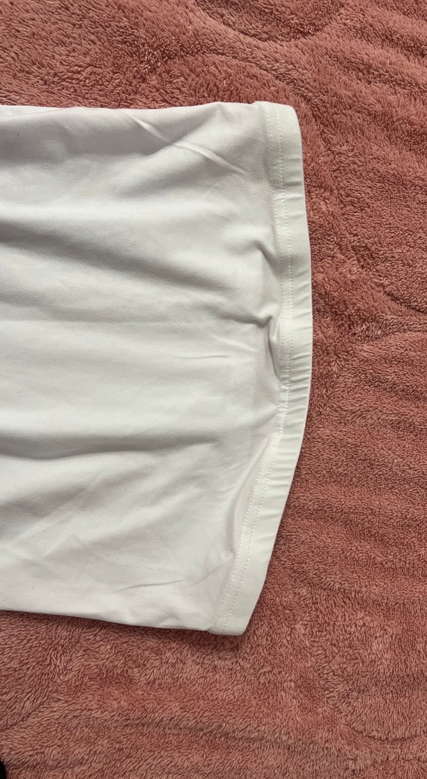 Beyaz mini elbise - Görsel 3