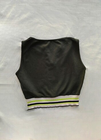 s Beden haki Renk y2k grunge crop u?st